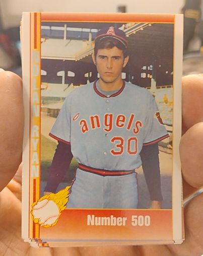 1991 Pacific #125 Nolan Ryan California Angels Number 500 — front