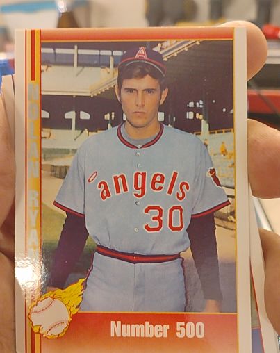 1991 Pacific Nolan Ryan Texas Express #125 Number 500 — front