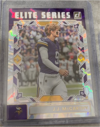 2025 Panini Donruss Elite Series #TES-JMC J.J. McCarthy — front