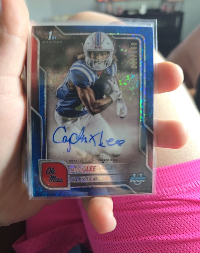 2025 Bowman Chrome #BCA-CL Cayden Lee — front