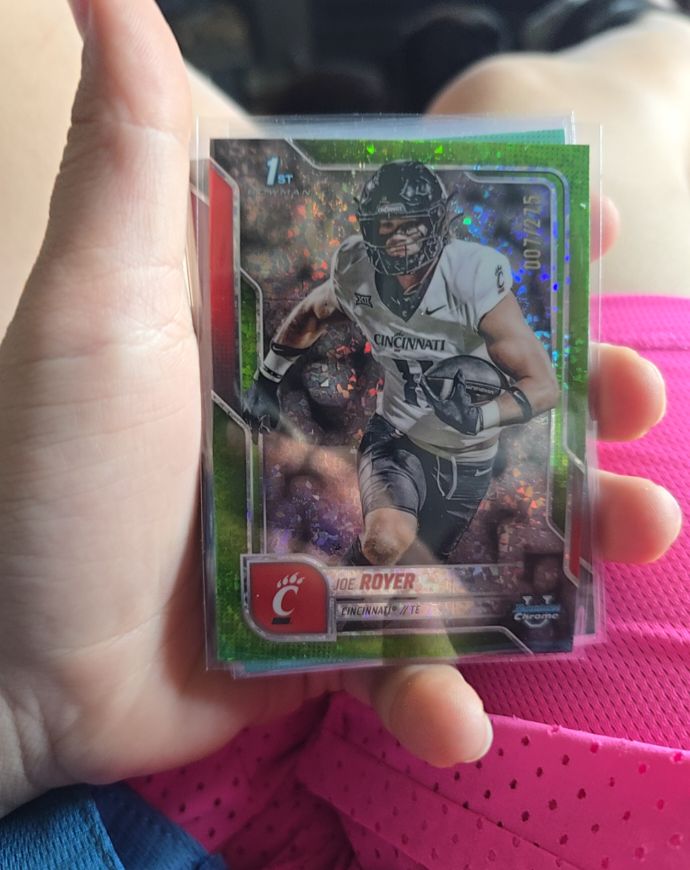 2025 Bowman University Chrome #120 Joe Royer — front
