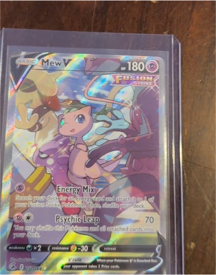 2021 Pokémon TCG Fusion Strike #251 Mew V — front