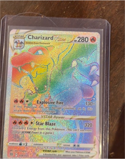 2022 Pokémon TCG Brilliant Stars #174 Charizard VSTAR — front