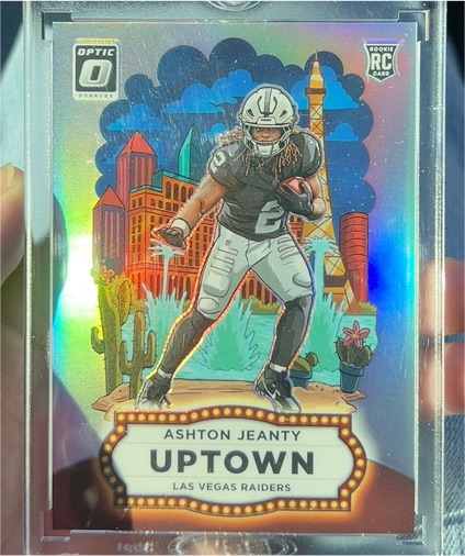 2025 Panini Donruss Optic #2 Ashton Jeanty Uptown — front