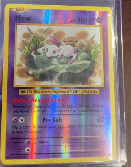 2016 Pokemon Evolutions #53 Mew — front