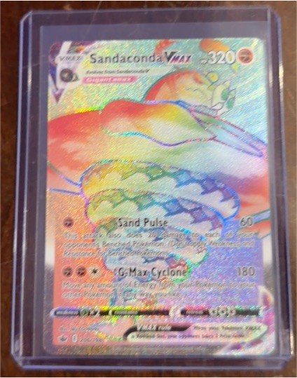 2021 Pokémon TCG Chilling Reign #206 Sandaconda VMAX — front