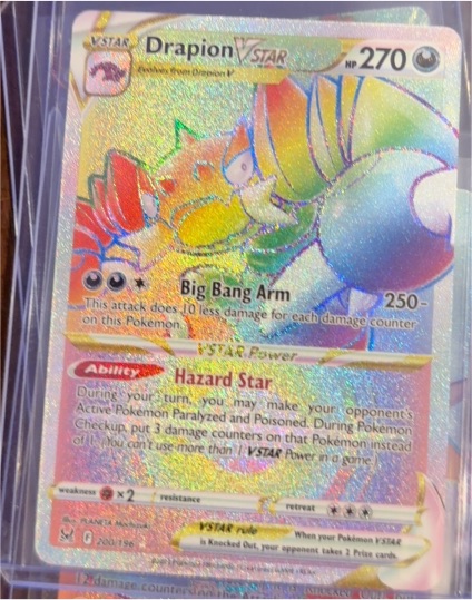 2022 Pokémon Lost Origin #200 Drapion VSTAR — front