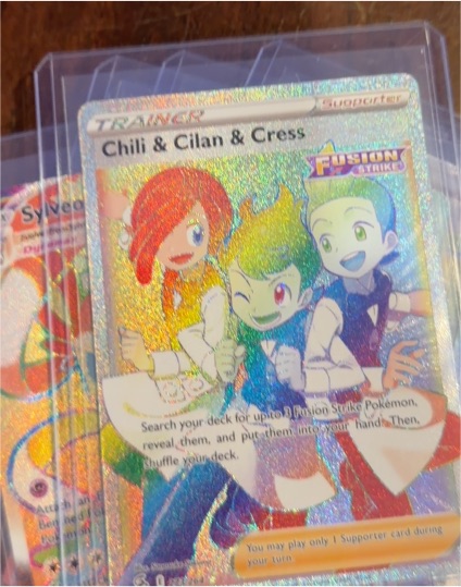 2021 Pokémon TCG Fusion Strike #273 Chili & Cilan & Cress — front