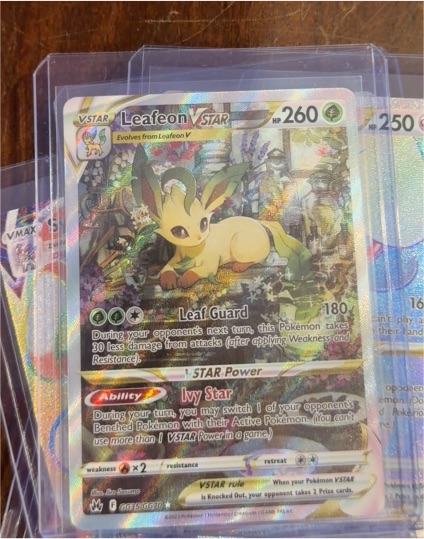 2023 Pokémon TCG Crown Zenith #GG35 Leafeon VSTAR — front
