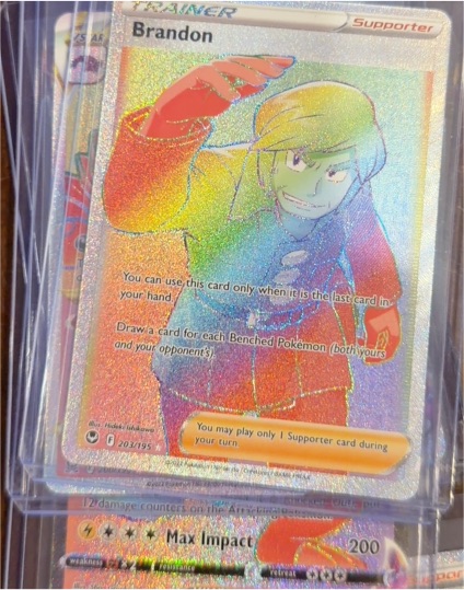 2022 Pokémon SWSH12 Silver Tempest #203 Brandon — front