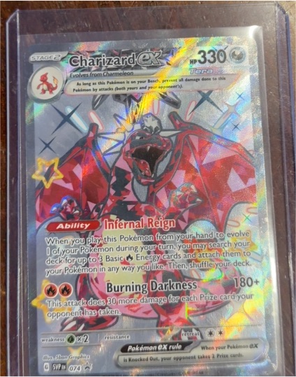 2024 Pokémon Charizard ex #074 Scarlet & Violet Promo — front