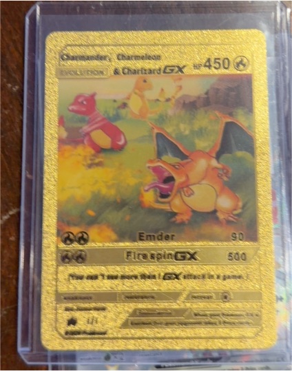 2020 Pokémon Evolution #1/1 Charmander, Charmeleon & Charizard GX — front