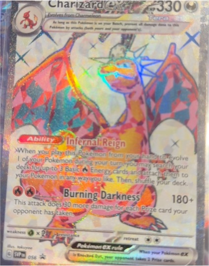 2023 Pokémon TCG #056 Charizard ex Scarlet & Violet Promo — front
