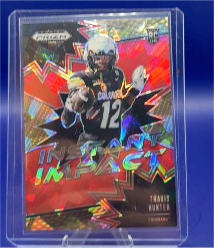 2025 Panini Prizm Draft Picks Instant Impact #II-THR Travis Hunter — front