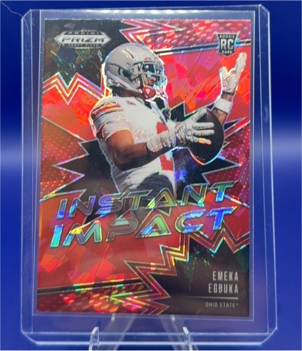 2025 Panini Prizm Draft Picks #II-EEA Emeka Egbuka Instant Impact — front