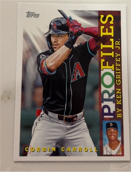 2026 Topps Series 1 Profiles #TP-6 Corbin Carroll — front