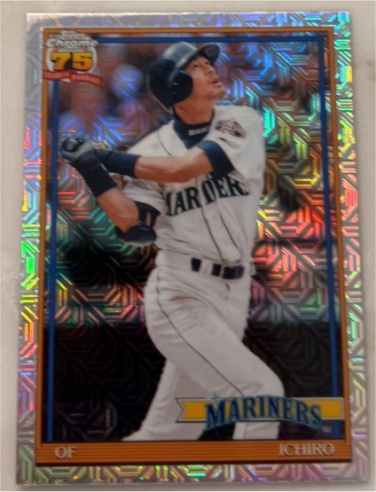 2026 Topps Series 1 1991 Throwback Silver Pack Mojo #91C-25 Ichiro Suzuki — front