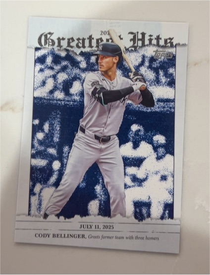 2026 Topps Series 1 #GH-15 Cody Bellinger Greatest Hits Yankees — front