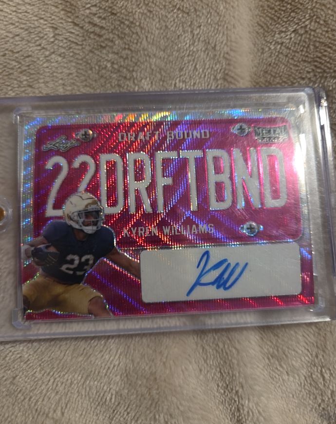2022 Leaf Metal Draft #22DRFTBND Kyren Williams — front