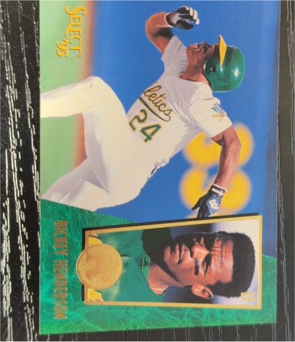 1995 Select #134 Rickey Henderson — front