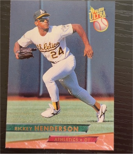 1993 Fleer Ultra #258 Rickey Henderson — front