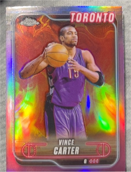 2024-25 Topps Chrome #54 Vince Carter — front