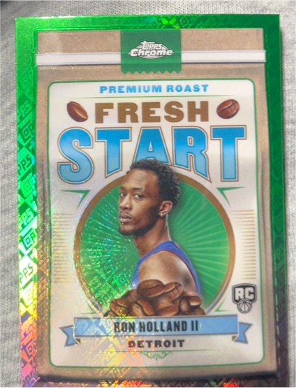 2024-25 Topps Chrome Fresh Start #FS-4 Ron Holland II — front