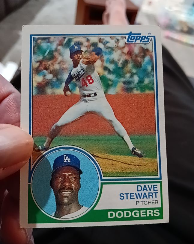 1983 Topps #532 Dave Stewart — front