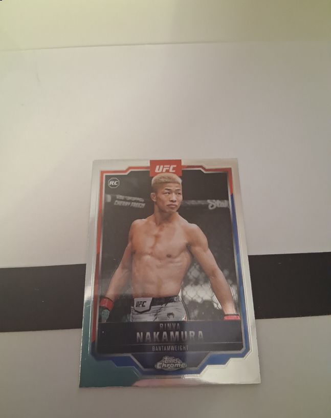 2025 Topps Chrome UFC #128 Rinya Nakamura — front