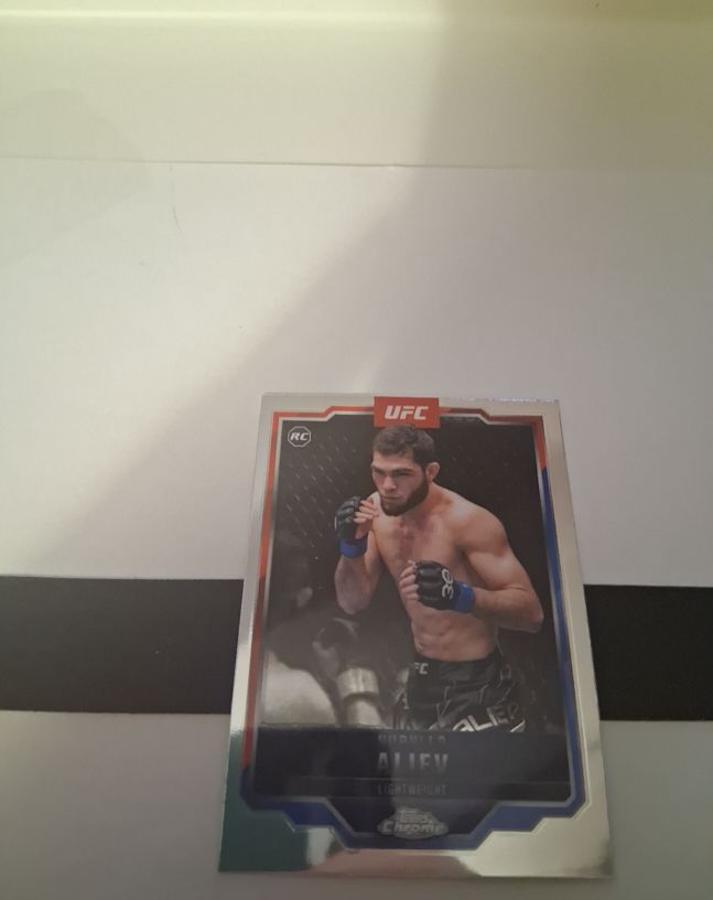 2025 Topps Chrome UFC #105 Nurullo Aliev — front