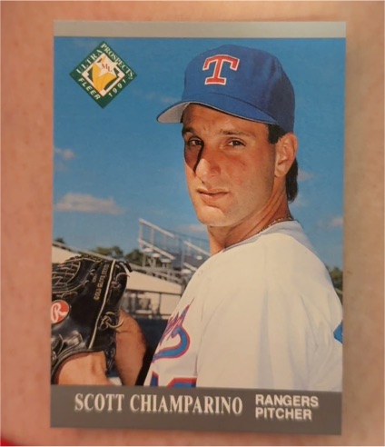 1991 Fleer Ultra #375 Scott Chiamparino — front