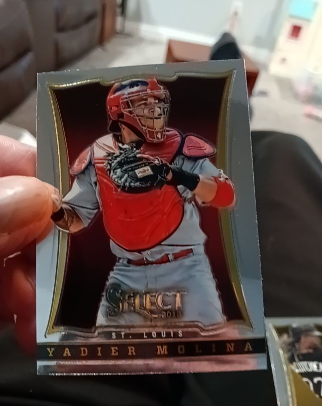 2013 Panini Select #11 Yadier Molina — front