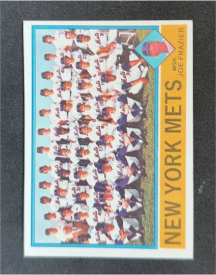 1976 Topps #531 New York Mets Team Card Joe Frazier — front