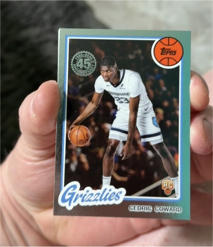 2025-26 Topps 45th Anniversary #80BK-58 Cedric Coward — front