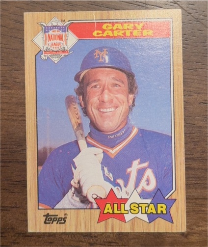 1987 Topps #602 Gary Carter — front