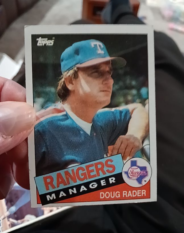 1984 Topps #412 Doug Rader — front
