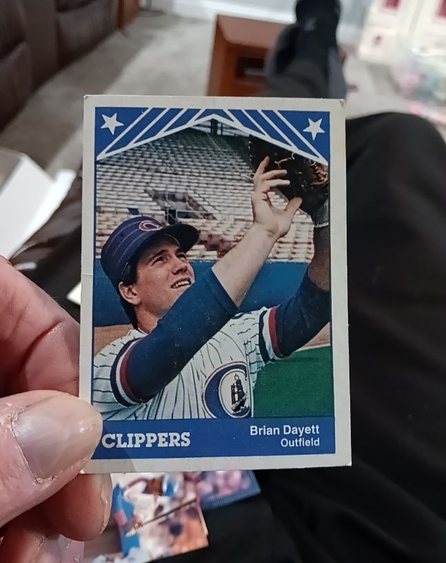1983 TCMA Columbus Clippers #26 Brian Dayett — front