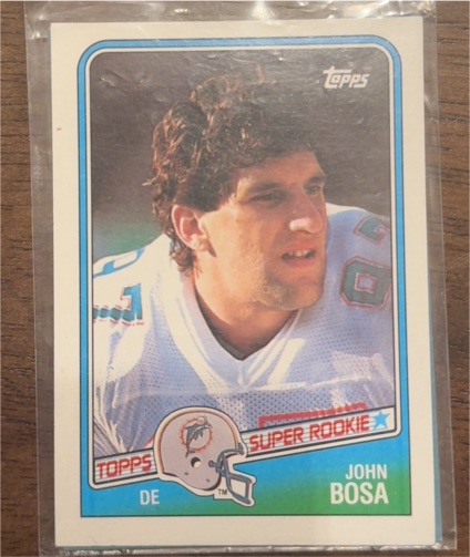 1988 Topps #198 John Bosa — front