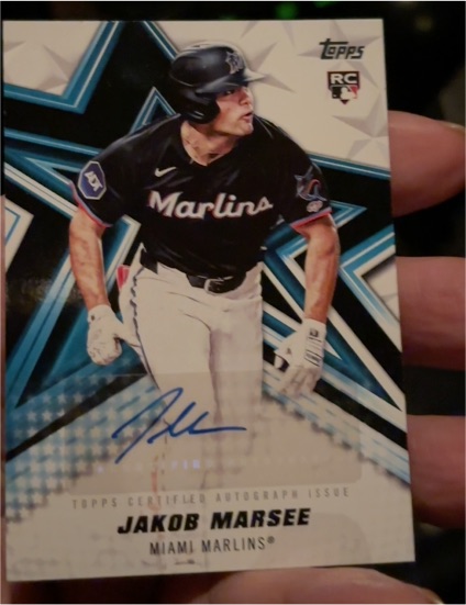 2026 Topps Series 1 #BSA-JMA Jakob Marsee — front