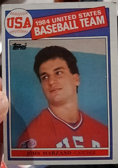 1985 Topps #399 John Marzano USA 1984 United States Baseball Team — front
