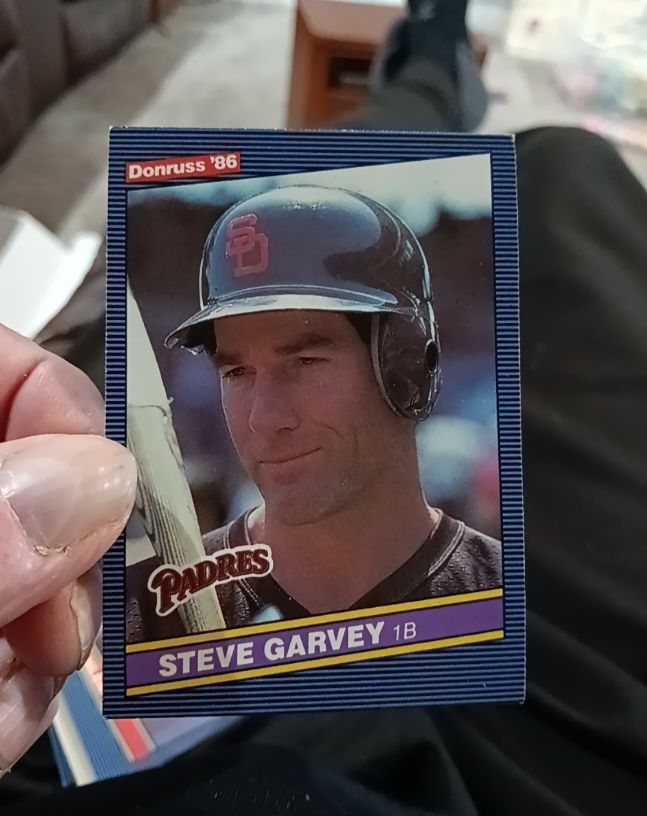 1986 Donruss #63 Steve Garvey — front