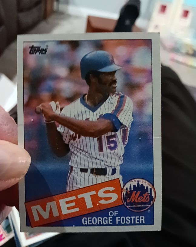 1985 Topps #170 George Foster — front