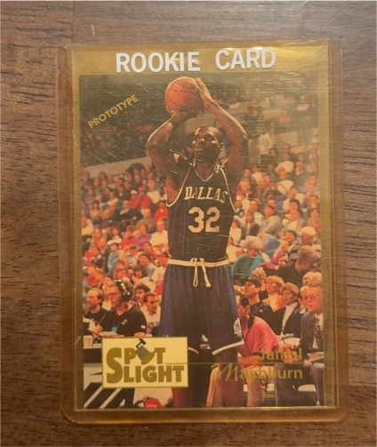 1993 Sports Spotlight #13 Jamal Mashburn Rookie Card Prototype — front