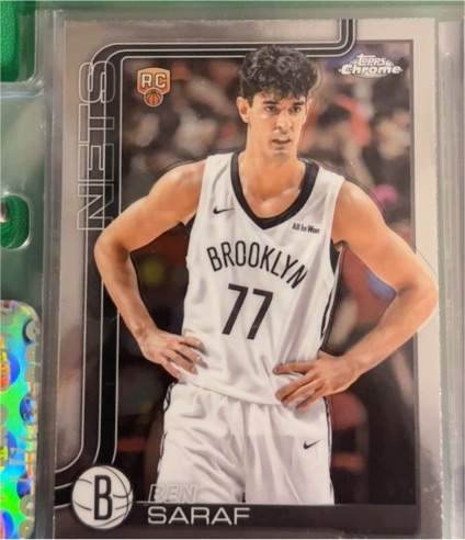2025-26 Topps Chrome #276 Ben Saraf — front