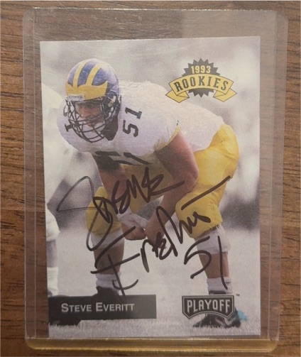 1993 Playoff #301 Steve Everitt — front