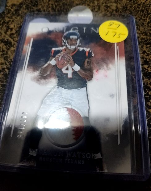 2017 Panini Origins Rookie Patches #RP-DW Deshaun Watson — front