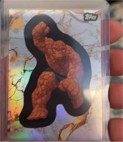 2025 Topps Marvel Comic Book Heroes 1975 Refractor #146 The Thing — front