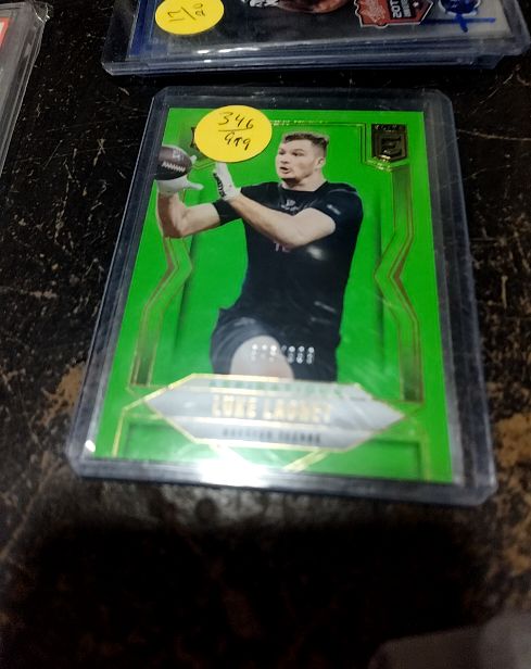 2025 Panini Donruss Elite #182 Luke Lachey Lime Green Aspirations — front