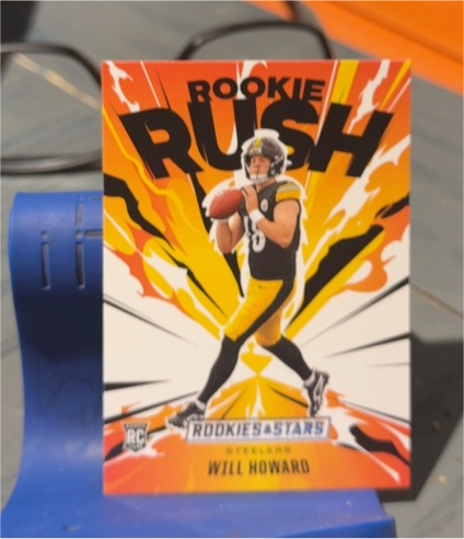 2025 Panini Rookies & Stars #13 Will Howard Rookie Rush — front