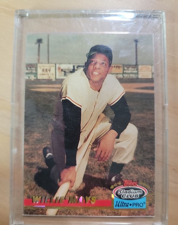 1993 Topps Stadium Club Ultra Pro #9 Willie Mays — front